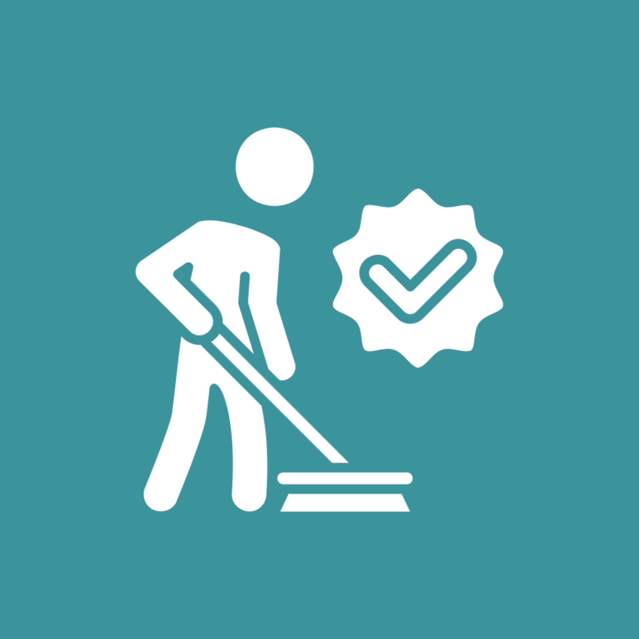 Trusted, background-checked cleaning professionals